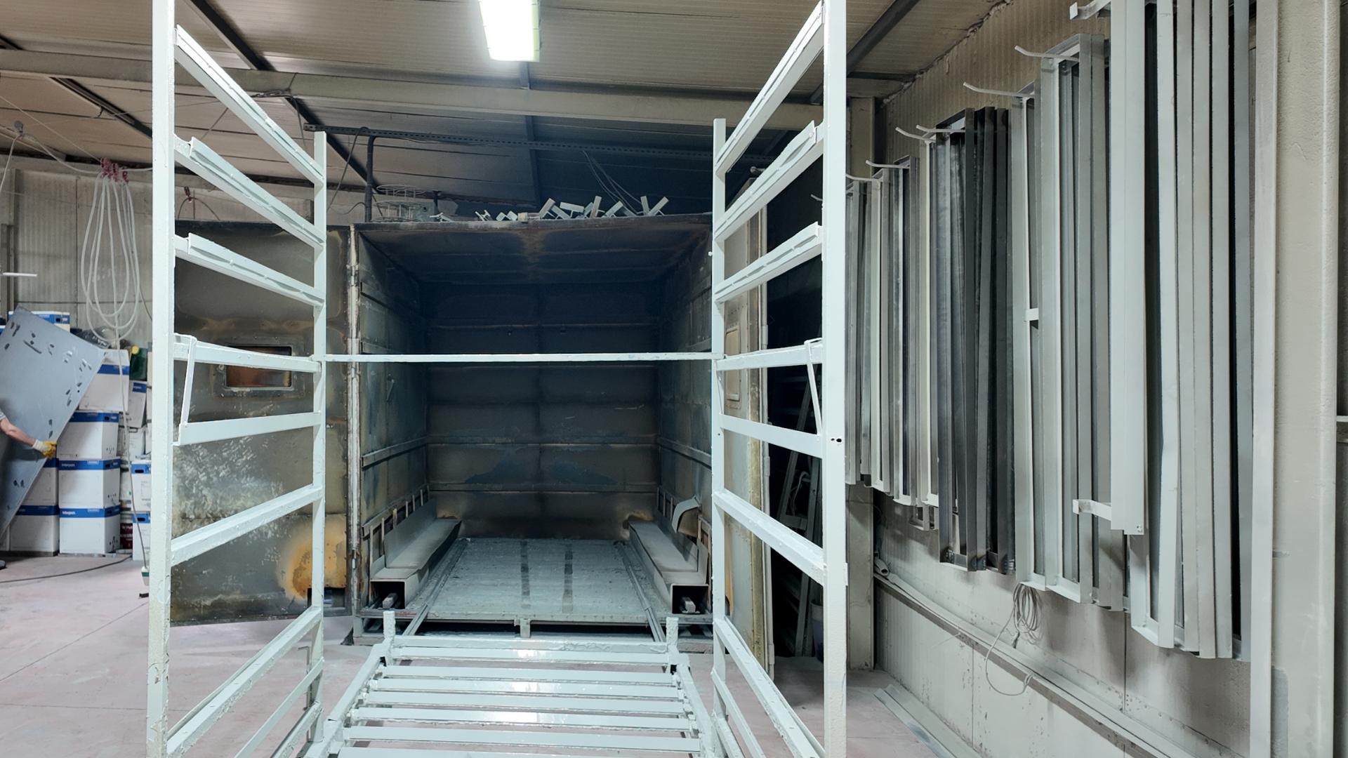 Elektrostatik toz boya — pano imalatı adım 5